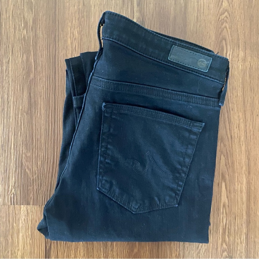 AG Jeans Harper Essential Straight Size 26 Black minimalist casual‎ fall